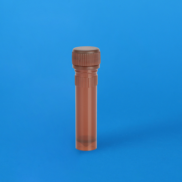 Brown Flat Bottom Cryovial - 1.5ml